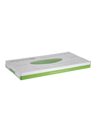 Gants alimentaires compostables Vegware bleu M - lot 2400