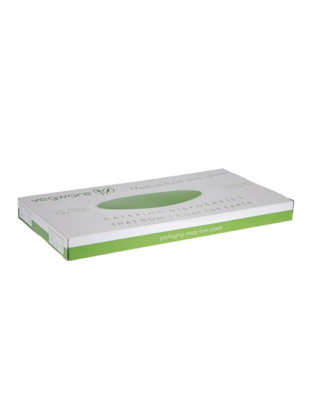 Gants alimentaires compostables Vegware bleu M - lot 2400