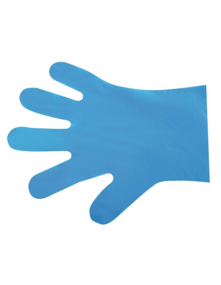 Gants alimentaires compostables Vegware bleu M - lot 2400