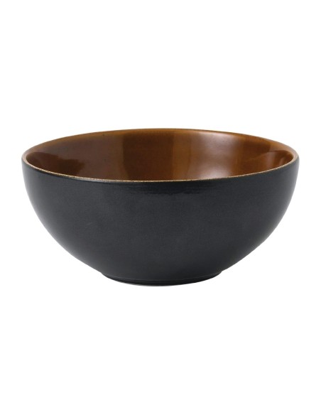 Bols à nouilles Churchill Nourish Black Onyx 183mm - lot de 6