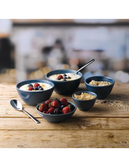 Pots à frites Churchill Nourish Oslo Blue 290 ml - lot de 12