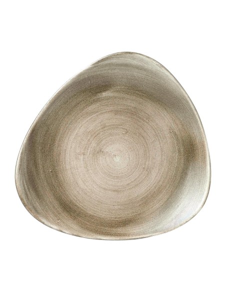 Assiettes triangulaires Churchill Stonecast 254 mm - lot de 12