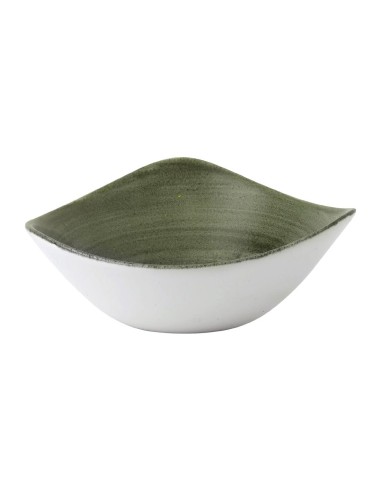Bols triangulaires Churchill Stonecast Vert 178 mm - lot de 12