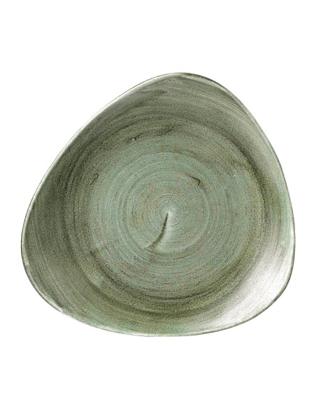 Assiettes triangulaires Churchill Stonecast 254mm - lot de 12