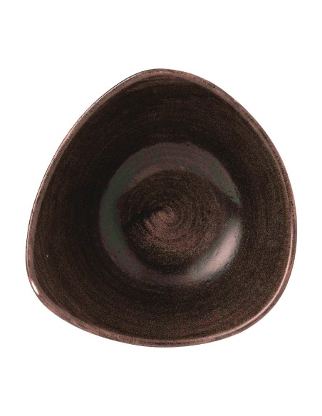Bols triangulaires Churchill Stonecast 178mm noir - lot de 12