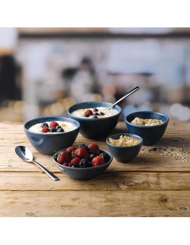 Pots à sauce Churchill Nourish Oslo Blue 60ml - lot de 12
