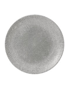 Assiettes Churchill Raku Evolve Jasper Grey 260mm lot de 12