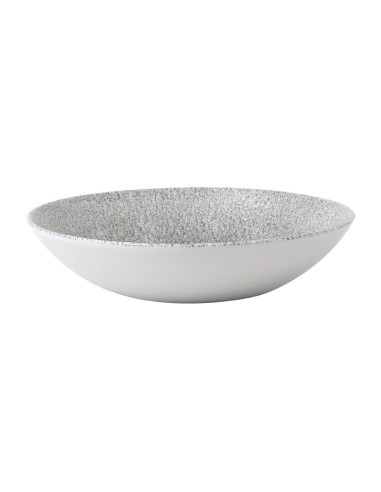 Assiettes coupes rondes Churchill Raku Jasper Grey 182mm - lot de 12
