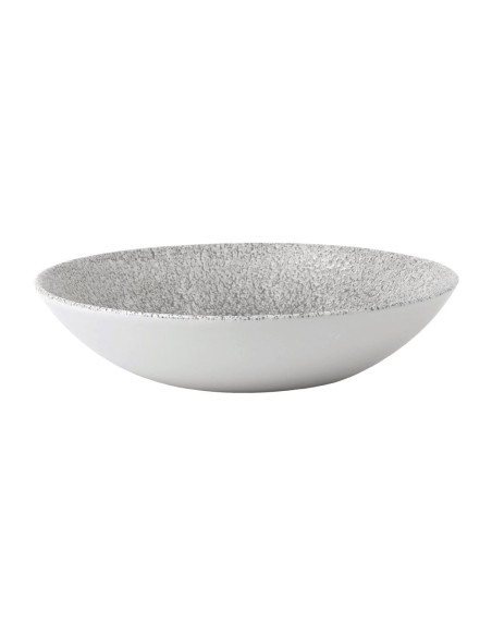 Assiettes coupes rondes Churchill Raku Jasper Grey 182mm - lot de 12