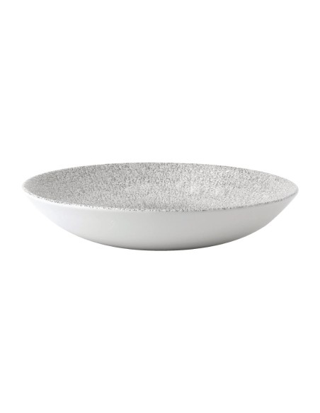 Assiettes coupes Churchill Raku Jasper Grey 248mm - 12 pcs