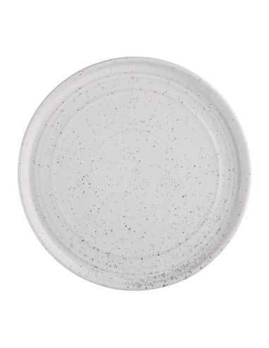 Assiettes plates Olympia Cavolo blanc moucheté 220mm - lot de 6