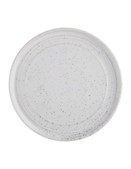 Assiettes plates Olympia Cavolo blanc moucheté 220mm - lot de 6