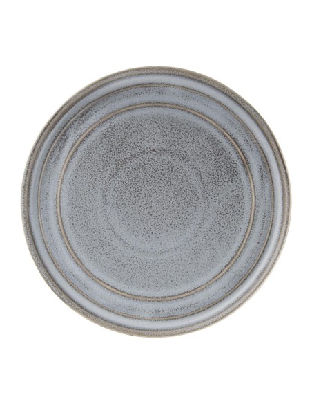 Assiettes plates Olympia Cavolo 220 mm gris - lot de 6
