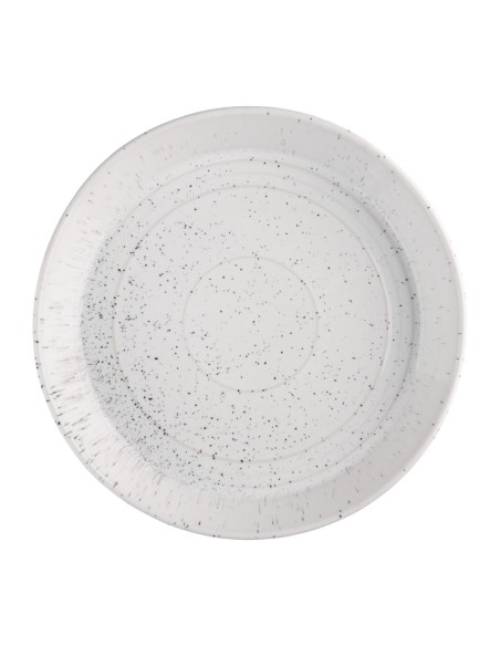 Bols plats blancs Olympia Cavolo 220 mm - lot de 4