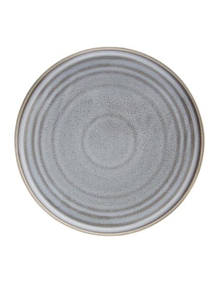 Assiettes plates Olympia Cavolo anthracite 270 mm - lot de 4