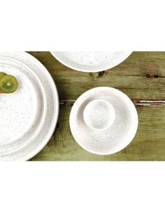 Pots à sauce Olympia Cavolo blanc moucheté 67 mm - lot de 12 2