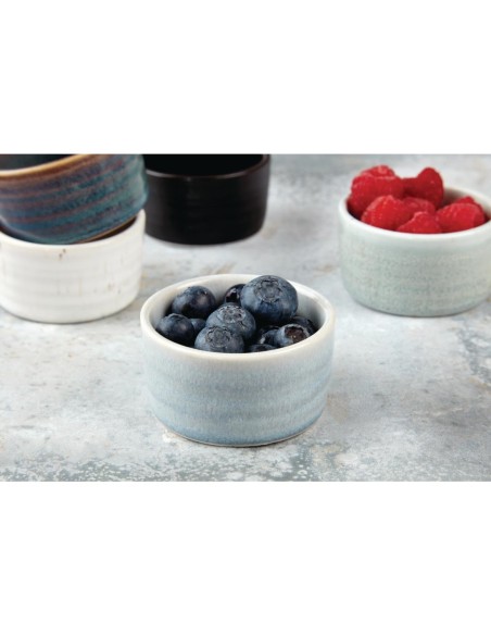 Pots à sauce Olympia Cavolo bleu 67mm - lot de 12