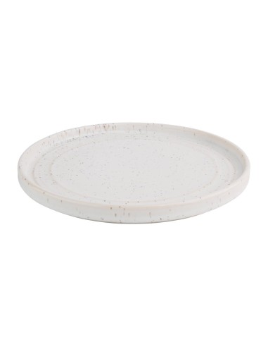 Assiettes plates Olympia Cavolo blanc moucheté 220mm - lot de 6