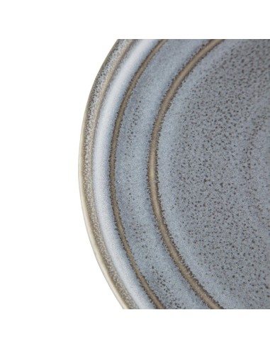Assiettes plates Olympia Cavolo 220 mm gris - lot de 6