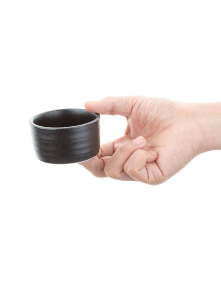 Pots à sauce Olympia Cavolo noirs 67mm - lot de 12