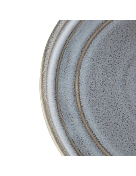Assiettes plates Olympia Cavolo anthracite 270 mm - lot de 4