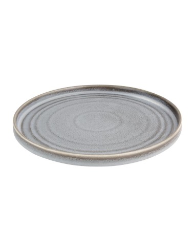 Assiettes plates Olympia Cavolo anthracite 270 mm - lot de 4