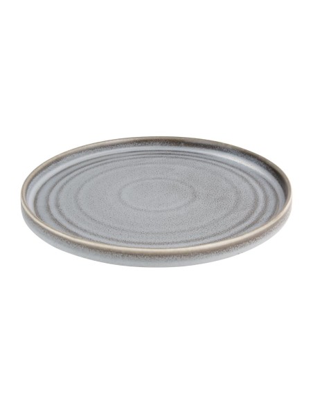 Assiettes plates Olympia Cavolo anthracite 270 mm - lot de 4