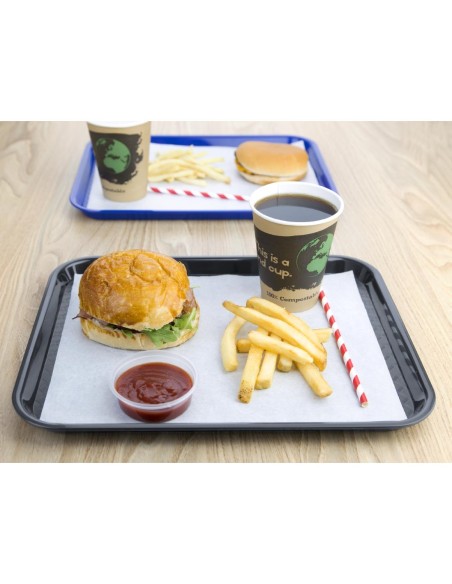 Plateau self-service Olympia Kristallon anthracite 275x353 mm