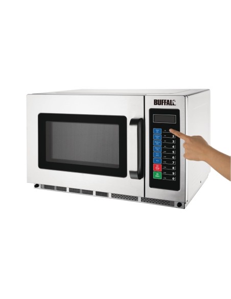 Micro-ondes professionnel Buffalo 34L 1800W - inox