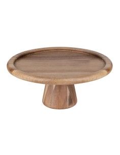Présentoir à gâteau en acacia Olympia 305 mm