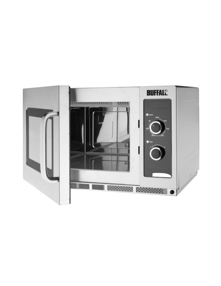 Micro-ondes professionnel Buffalo 34L 1800W - Inox