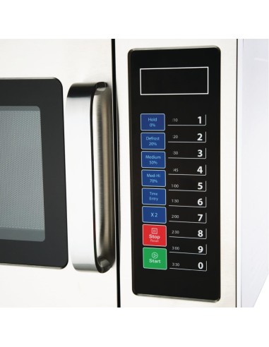 Micro-ondes professionnel Buffalo 34L 1800W - inox