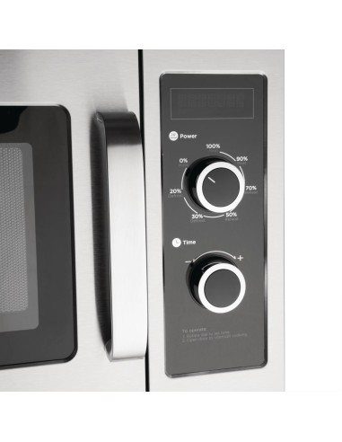 Micro-ondes professionnel Buffalo 34L 1800W - Inox