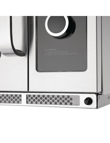 Micro-ondes professionnel Buffalo 34L 1800W - Inox