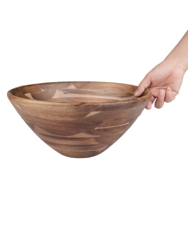 Bol en acacia Olympia 305 mm - 3,3 L