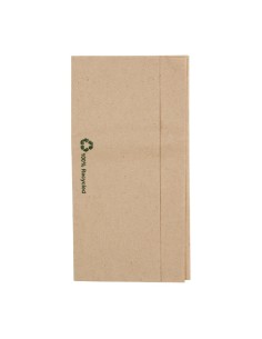 Serviettes kraft recyclées 1 pli Fiesta Recyclable 6000 pcs