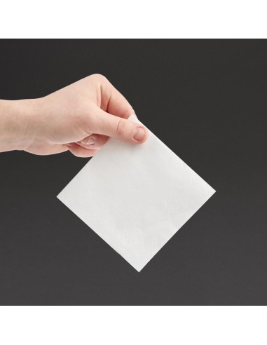 Serviettes cocktail 2 plis 1/4 pli 240mm - 4000 pcs