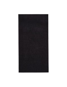 Serviettes dîner 3 plis Fiesta noires 40x40 cm - Lot 1000