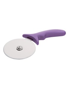 Roulette à pizza Hygiplas 102mm violet - anti allergènes 2