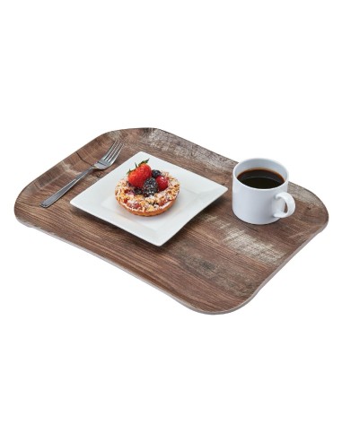 Plateau polyester Cambro Century chêne foncé 330x430 mm