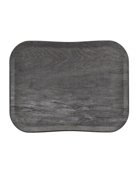 Plateau polyester Cambro Century chêne gris 330x430 mm