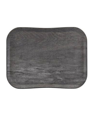 Plateau polyester Century Cambro chêne gris 360x460 mm