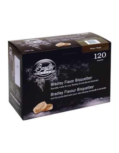 Briquettes Bradley Smoker arôme noix de pécan - lot 120