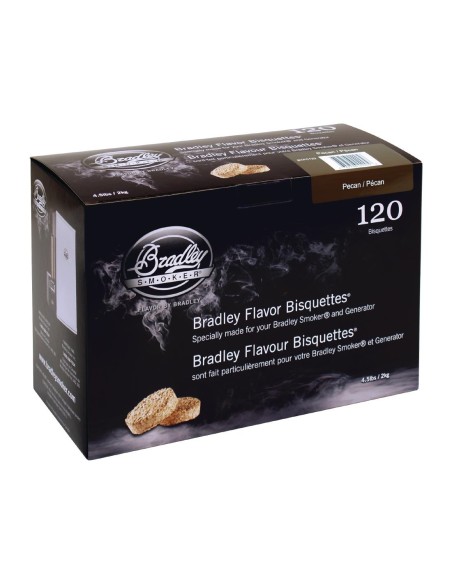 Briquettes Bradley Smoker arôme noix de pécan - lot 120
