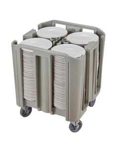 Chariot à assiettes Cambro Série S - 227 kg, 45-70 plats 2