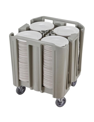 Chariot à assiettes Cambro Série S - 227 kg, 45-70 plats