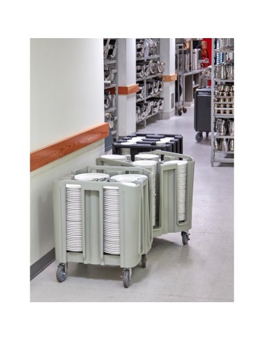 Chariot à assiettes Cambro Série S - 227 kg, 45-70 plats