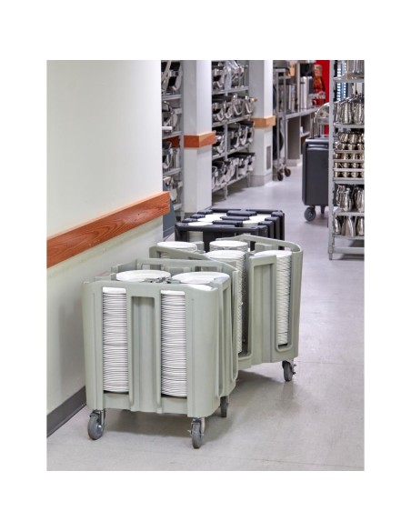 Chariot à assiettes Cambro Série S - 227 kg, 45-70 plats