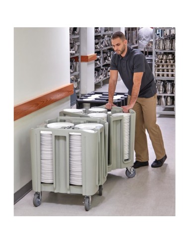 Chariot à assiettes Cambro Série S - 227 kg, 45-70 plats