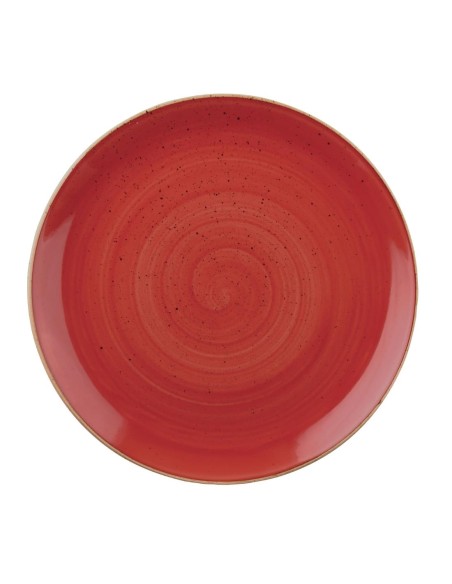 Assiettes Churchill Stonecast Berry Red 323mm - 6 pcs